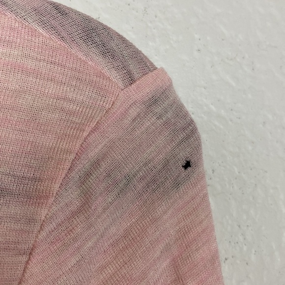 COS light pink lightweight turtleneck long sleeve top - Picture 6 of 8